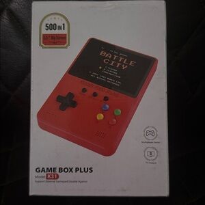 Game Box Plus Red Handheld Console